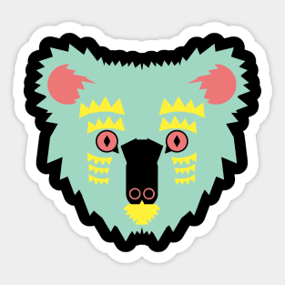 Koala Bear Face, original Sticker